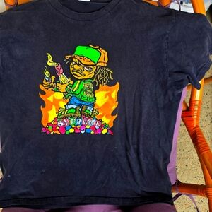 Worn men's supreme t-shirt